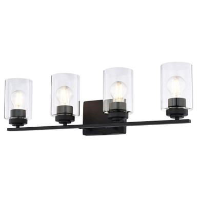 Park Ridge 4 Light Bath Vanity 7.75 Inch Tall and 27.5 Inch Wide by Vaxcel - W0529