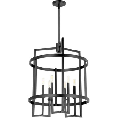 Hollins Loke 6 Light Medium Foyer Chandelier by BSH - 183-BEL-5023359