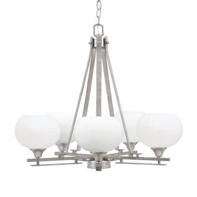 Uptowne 5 Light Medium Chandelier by Toltec 325-DG-202 - 325-DG-202