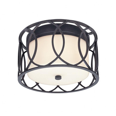 Sausalito 2 Light 12.25 Inch Wide Flush Mount by Troy - C1280-TRN