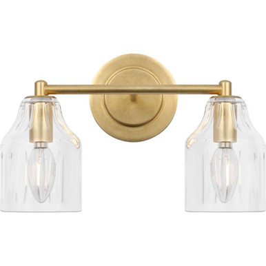 Augusta 2 Light Bath Vanity 8.25 X 13 Inch Wide by Visual Comfort Studio - AV1012GD