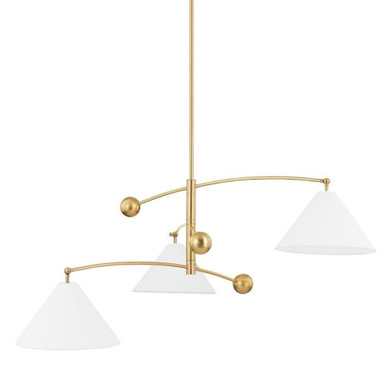 Priory Hall 3 Light Medium Chandelier by Bailey Street Home - 735-BEL-4926851