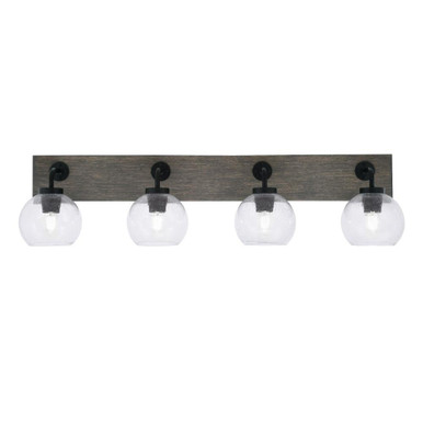 Oxbridge 4 Light Vanity Light 36.5 Inch Length by Toltec - 1774-GPDW-4100