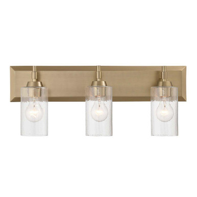 Brilia 3 Light Bath Vanity 9 Inch Tall and 24 Inch Wide by Golden - 5189-BA3-HWG
