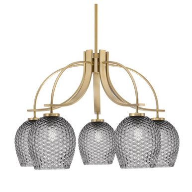 Cavella 5 Light Large Chandelier by Toltec 3925-4902 - 3925-4902