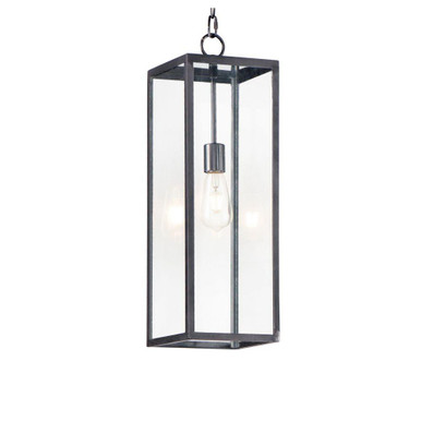 Catalina 1 Light Outdoor Small Pendant by Maxim - 30097CLDBZ