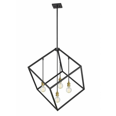 Vertical 4 Light Pendant 34 Inches Wide by 36.5 Inches High by Z-Lite - 478P34
