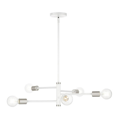 Bannister 5 Light Medium Chandelier by Livex - 45865
