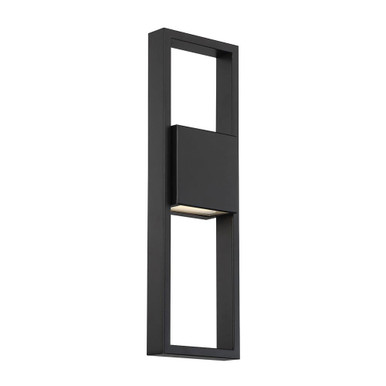 Archetype 16W 1 LED Light Wall Sconce 18 Inch Tall by dweLED - ws-w13918-bk