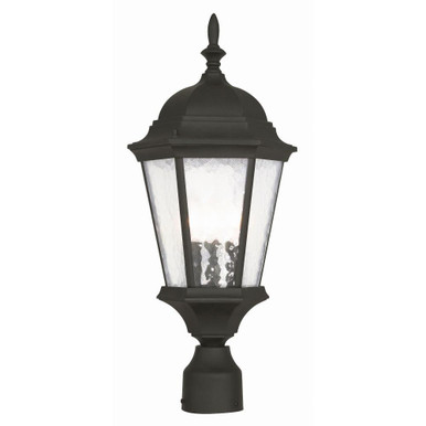Hamilton 3 Light Outdoor Post Top Lantern 9.5 x 21 Inch by Livex  - 75468-14