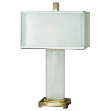 Athanas 2 Light Table Lamp 17 inches by 10 inches deep by Uttermost - 26136-1