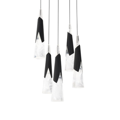Kilt 38.7W 5 LED Light Large Pendant by Modern Forms - PD-44405R