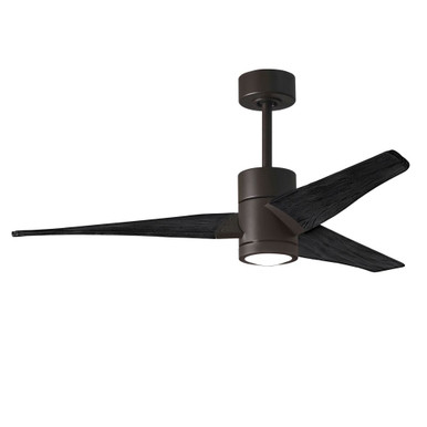 Super Janet 3 Blade Ceiling Fan with LightKit 52 Inch Wide by Matthews Fans - SJ-52