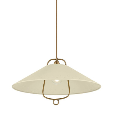 Low Bowling Green Drive 1 Light Pendant 13 Inch Tall and 23.5 Inch Wide by BSH - 116-BEL-5309948