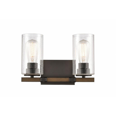 Westlake 2 Light Vanity Light by Innovations - 445-2W-BK-SDY