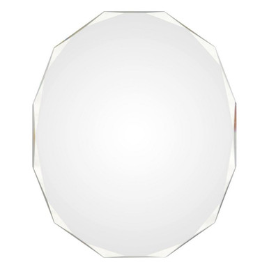 Astor 28 Inch Polygon Small Mirror by Renwil - MT1512