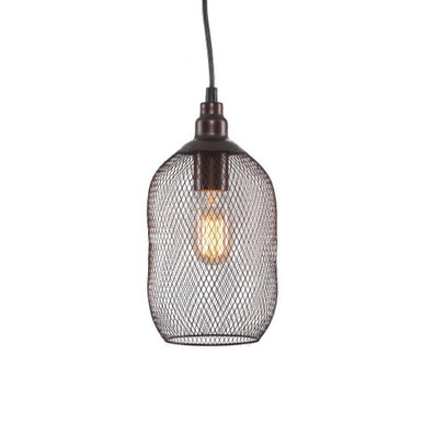 Plexus 1 Light Small Pendant 10.25 Inch Tall by Toltec - 1804-625-1025-