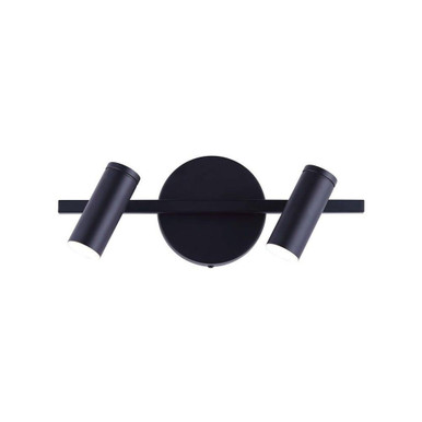 Kelby  24W 2 LED Track Light 7 In Tall and 14 In Wide by Canarm Inc - LT211A02BK