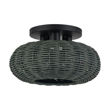 Deluna 3 Light Large Semi Flush Mount 8 Inch Tall and 14 Inch Wide by Livex - 60157-04