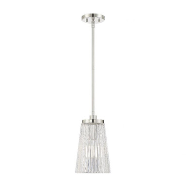 Chantilly 1 Light Small Pendant by Savoy House - 7-1742-1