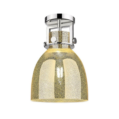 Newton Bell 1 Light Flush Mount 12.5 Inch Tall X 8 Inch Wide by Innovations - 411-1F-G412-8_P