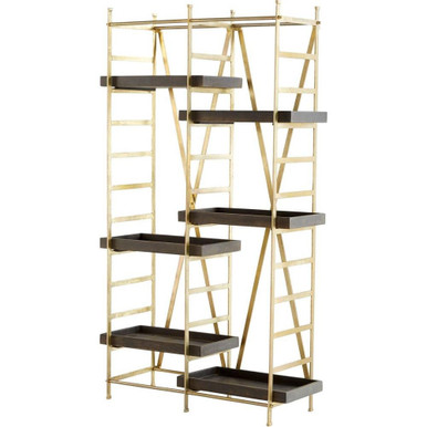 Corsetto Etagere 72.75 Inches Tall and 15.25 Inches Wide by Cyan  - 10762