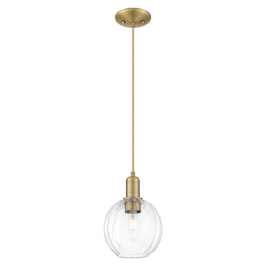 Preston 1 Light Cord Hung Mini Pendant 10.75 Inch Tall by Innovations - 716-1P-G458-7