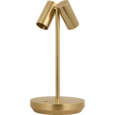 Doppia 2.4W 2 LED Short Accent Rechargeable Table Lamp by VC Modern - SLTB53427