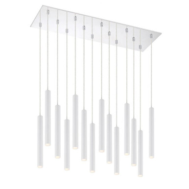 Forest 70W 14 LED Island/Billiard 16 x 12 In by Z Lite 917MP12-WH-LED-14LCH - 917MP12-WH-LED-14LCH