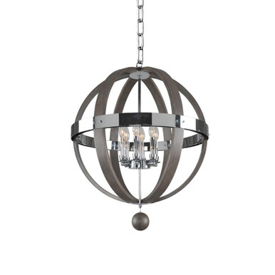 Sharlow 6 Light Large Pendant by Kalco - 300483CH