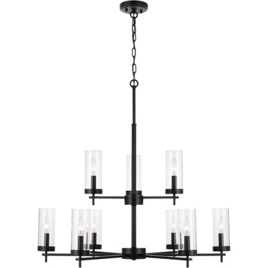 Zire 9 Light Large Chandelier by Visual Comfort Studio 3190309EN-302532 - 3190309EN-302532