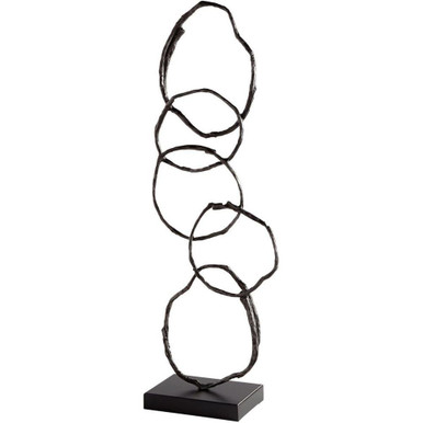 Inner Circles 39.75 Inch sculpture by Cyan - 09574