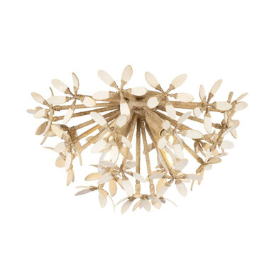 Corfu 4 Light Semi Flush Mount 10.75 Inch Tall and 20 Inch Wide by Corbett - 511-04-IYC