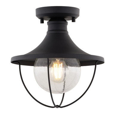 Dunlap 1 Light Outdoor Flush Mount 10.75 Inch Tall X 10 Inch Wide by Vaxcel - T0780