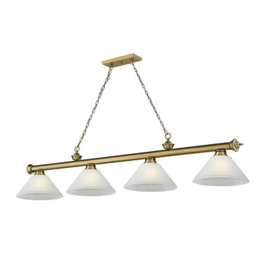 Cordon 4 Light Billiard 15 x 14 Inch by Z-Lite 2306-4RB-AWL14 - 2306-4RB-AWL14