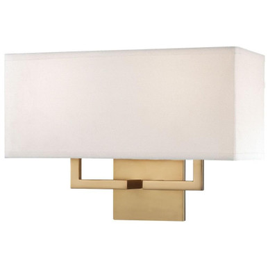Two Light Wall Sconce 16 Inch Wide by George Kovacs - P472-248