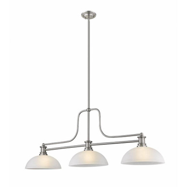 Melange 3 Light Chandelier 21 x 13.25 Inch by Z-Lite - 725-3BN-DWL14