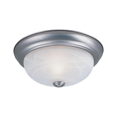 Standard 2 Light 13.25 Inch Wide Flush Mount by Designers Fountain - 1257M-AL