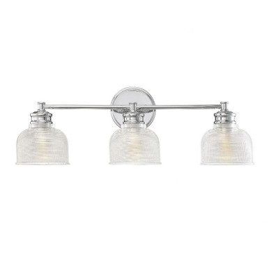 3 Light Mid Century Modern Vanity Light 24.5 Inch Wide by Meridian - M80035