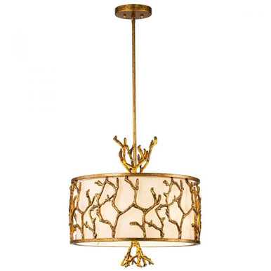 Coral 3 Light Small Chandelier by Lucas and McKearn - PD74390G-3
