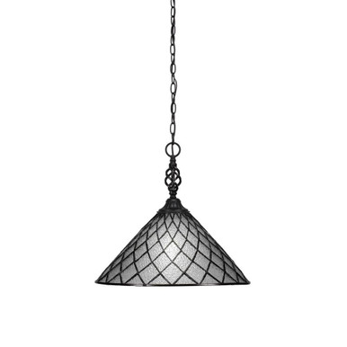 Elegante 1 Light Large Pendant 15.75 Inch Tall by Toltec - 82-16-1575