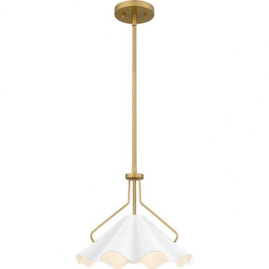 1 Light Medium Pendant 11.5 Inch Tall by Quoizel - QP6219AB