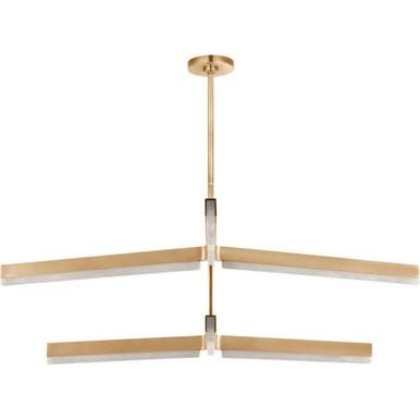 Linea 36W 6 LED 2 Tier Chandelier 56 Inch Wide by Visual Comfort Modern - KWCH704
