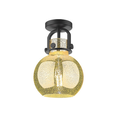 Newton Sphere 1 Light Flush Mount 12 Inch Tall X 8 Inch Wide by Innovations - 410-1F-G410-8_P
