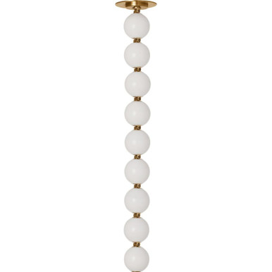 Perle 24 11.2W 1 LED Mini Pendant by Visual Comfort Modern - SLPD226R