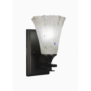 Uptowne 1 Light Steel Wall Sconce 10 Inch Tall by Toltec - 131-55-10-625