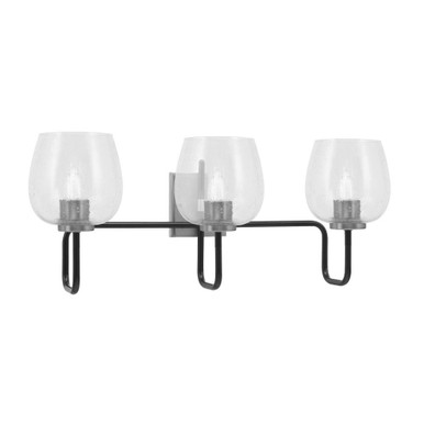 Sandia 3 Light Bath Vanity 11 Inch Tall and 27 Inch Length by Toltec - 6223-11-27