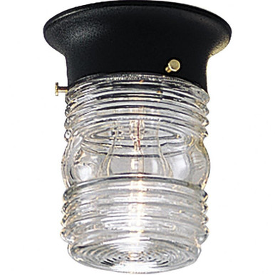Utility 1 Light 4.88 Inch Wide Outdoor Flush Mount by Progress - P5603