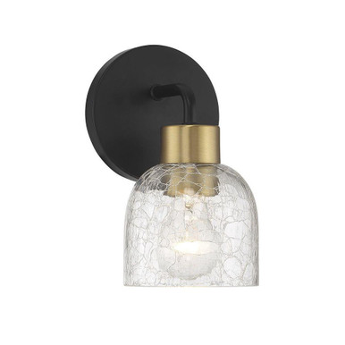 Flagler 1 Light Wall Sconce 8.75 Inch Tall and 5 Inch Wide by Savoy House - L9-5900-1-143