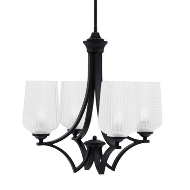 Zilo 4 Light Medium Chandelier by Toltec 564-GP-210 - 564-GP-210